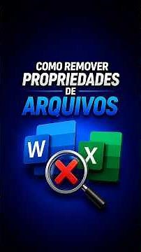 How to Hide the Author and Remove Data from Files (Excel and Word)