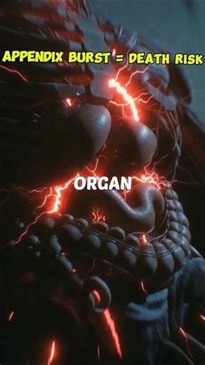 What happens if your appendix bursts?🤔 #youtubeshorts #3danimation