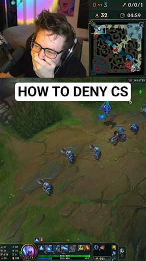 How to deny cs 🥸 #anivia #leagueoflegends #trizze