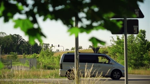 Slow Motion From Tree To Street, Pan, Tree. Free Stock Video