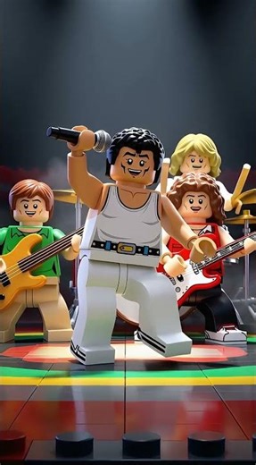 QUEEN – We Will Rock You | LEGO Minifigure Music Video