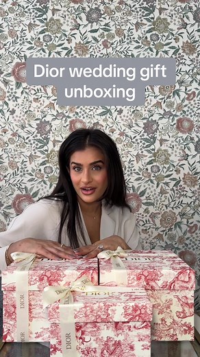 Luxury Dior Wedding Gift Unboxing Experience