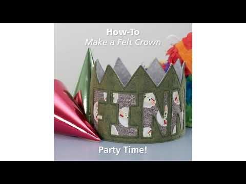 How to Make a Felt Crown