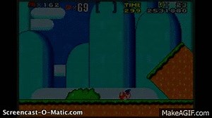 super mario world death gif on Make a GIF