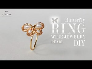 Butterfly Ring/Simple Ring/DIY Ring/Wire Wrap Ring Tutorial/DIY Jewelry/How to make