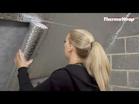 How to install YBS ThermaWrap General Purpose bubble insulation in a roof application