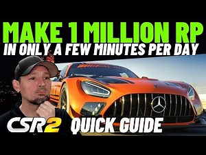 CSR2 Racing Make A Million RP In Just A Few Minutes Per Day