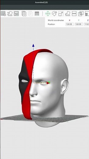 3D Printed Helmet SIzed Right