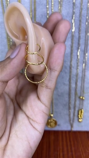 MgN Loop Earrings 8mm 10mm 15mm Sizes