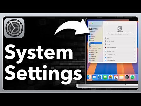 How To Open System Settings On Mac