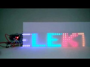 Projekt: RGB Laufschrift mit U-64 Panel