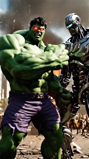 Hulk को गुस्सा मत दिलाना!" 😡 | Hulk vs Cyborg Epic Battle Hindi