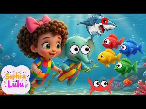 Learn Colors | 🐠 Colorful Fishes 🌊 | Sophia and Lulu | Fun Kids Songs