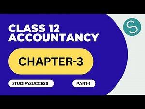 Class 12 Accountancy chapter-3 Part-1📚 #studifysuccess #boardexam #cbse