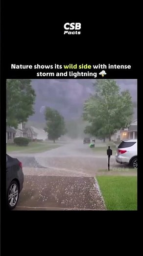 Real Storm or AI Fake? 🤯⛈️ Purple Lightning Explained
