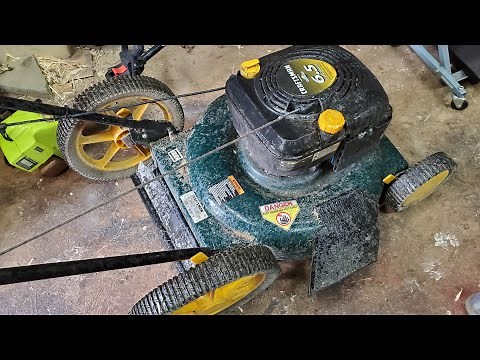 Fixing a Craftsman 6.5 H.P. mower