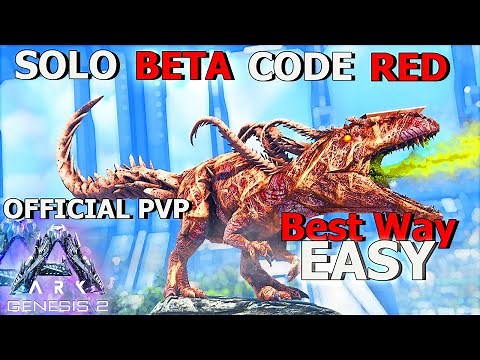 How To EASILY Beat BETA Code Red SOLO in ARK