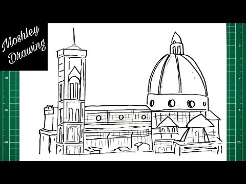 How to Draw The Florence Cathedral