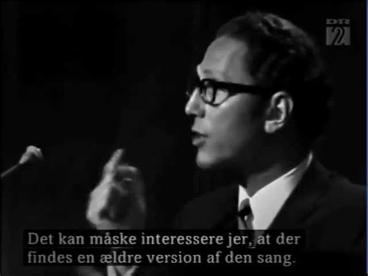 Tom Lehrer - The Elements - LIVE FILM From Copenhagen in 1967 | Jay Kellerman