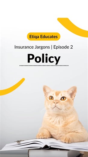 Insurance jargons can be confusing but you’re not alone. Let’s watch the video and see what “policy” really means. Terms and Conditions apply. The benefit(s) payable under eligible product is(are) protected by PIDM up to limits. Please refer to PIDM’s TIPS Brochure or contact Etiqa Life Insurance Berhad or PIDM (visit www.pidm.gov.my). I Member of PIDM | Etiqa
