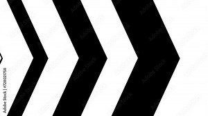 Abstract arrow icon animated direction concept. arrow sign concept 4k video.