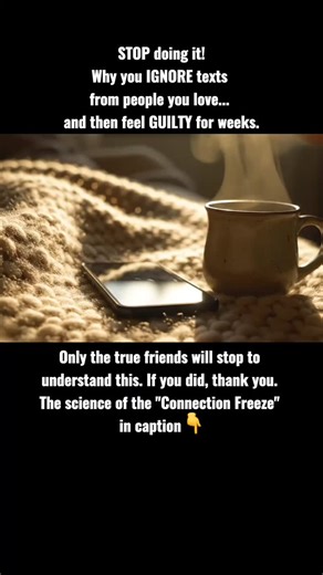 Adhd Solution on Instagram: "You see the message. You think: "I'll reply in 5 minutes when I have energy." 5 days pass. 🗓️ Now it feels too awkward to reply. You feel like a bad friend. They think you don't care. The Science: 🧠 This is the Connection Freeze Loop. For an ADHD brain, a text isn't just a text — it's a "Task" that demands dopamine. When you delay, the shame creates a "Wall of Awful" around that person. You aren't cold; you are frozen by perfectionism. The Fix: 🛠 The "Emoji Code".