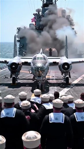 Sailors' reaction to a 16-inch gun blast #Sailor