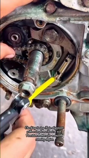 Timing Chain Alignment Test #EngineRepair #MechanicTips #Motorcycle #TimingChain