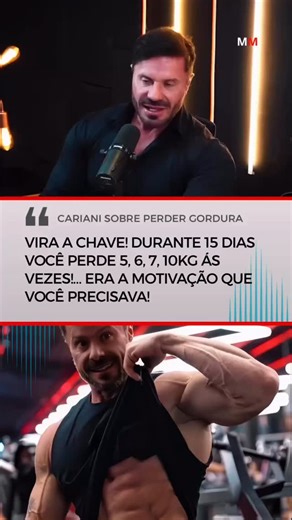 MOMENTO MAROMBA on Instagram: "15 dias são necessários para você mudar seu físico! É o suficiente, você está disposto? • Champs: @renato_cariani 🎥: Red Cast • #marombeiro #massamuscular #academia #cariani"