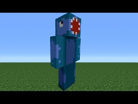 Minecraft 360: How To Make An iBallisticSquid Statue