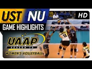UST vs NU | Game Highlights | UAAP 79 WV | April 8, 2017