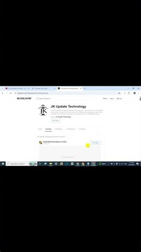How to use JK Update Technology on Blogger & Bloglovin in Bangla | PART-13 #jkupdatetechnology