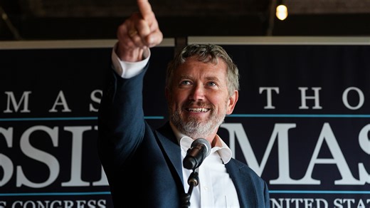 U.S. Rep. Thomas Massie remarries after wife's death in 2024. More about Carolyn Moffa