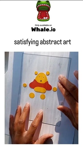 TrendTok Hub on Instagram: "The video compils satisfying art processes, from tracing and peeling painted cartoon characters like Winnie the Pooh and a bee on translucent sheets to scraping a moonlit seascape on black canvas and swirling fluid paints into abstract blue-green patterns. , an artist with 3,424 followers, it garnered over 1.4 million views and 5,654 likes within hours, sparking replies noting the mix of representational and truly abstract elements, including humorous concerns like "W