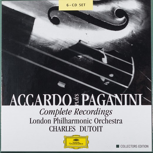 Accardo Plays Paganini, London Philharmonic Orchestra, Charles Dutoit - Complete Recordings