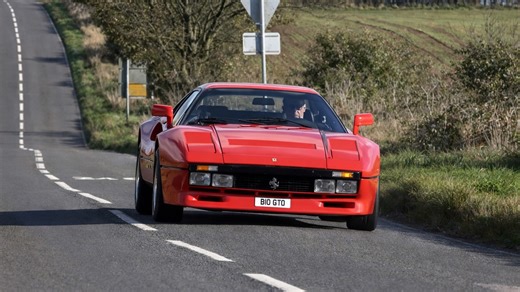 Driving Ferrari 288 GTO on modern roads