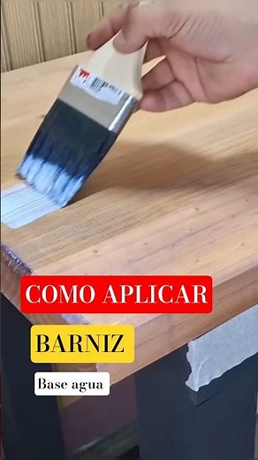 HOW TO VARNISH WOOD (water-based varnish) #diy #furniture #woodworking #wood #waterbasedvarnish