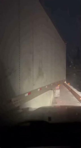 Jackknife in a Blizzard 😳 #automobile #movie #funny