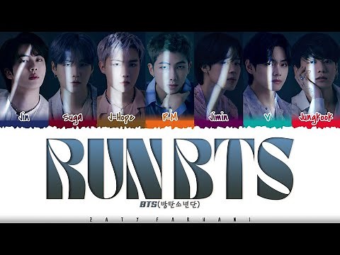 BTS (방탄소년단) - 'Run BTS' (달려라 방탄) Lyrics [Color Coded_Han_Rom_Eng]