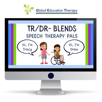Speech Therapy /R/ Articulation Activities | Tr- and Dr- Consonant Blends