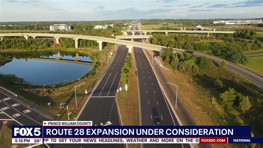 Expansion of Route 28 in Prince William County under consideration