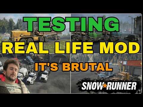 Real Life Mod Test Stream | Snowrunner | Live | Mod | Chill Stream