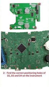 How to Install Yanhua Module 34 Locking Fastening D70F3423 Interface Board?-ACDP2.EU