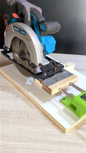 Tips for making a slide cutter from a circular saw #tips #diy #tools