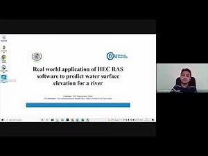 Real world application of HEC RAS software to predict water surface elevation for a River