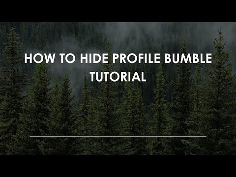 How To Hide Profile Bumble Tutorial