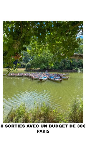 Bonnes adresses Paris 🗼 on Instagram: "8 sorties avec un budget de 30€ à Paris 🧡 Tu as -10% offert via mon lien en bio pour Van Gogh & Japon Rêvé sur le site Fever 🎁 1. Barque sur le lac Daumesnil 🚣‍♂️ Naviguez entre îles, ponts et cygnes dans un cadre bucolique du bois de Vincennes 📍 Route de ceinture du lac Daumesnil, 75012 💶14,50€/h (1-2 pers.) 💶15,50€/h (3-4 pers.) ⚠️Caution 20€ (Espèces uniquement) 2. Dôme du Sacré-Cœur de Montmartre 💟 Montez 300 marches pour une vue à 360° sur Pari