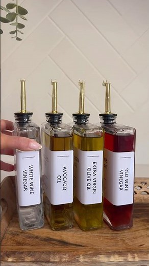 Olive oil & vinegar dispensers 🫒