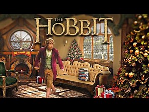 Christmas in a Hobbit Hole 🎄 Lord of the Rings inspired Ambience & Music | Cozy Fireplace