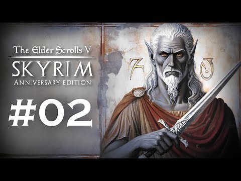 Let's Play Skyrim Anniversary Edition - 02 - The inevitable visit to Bleak Falls Barrow